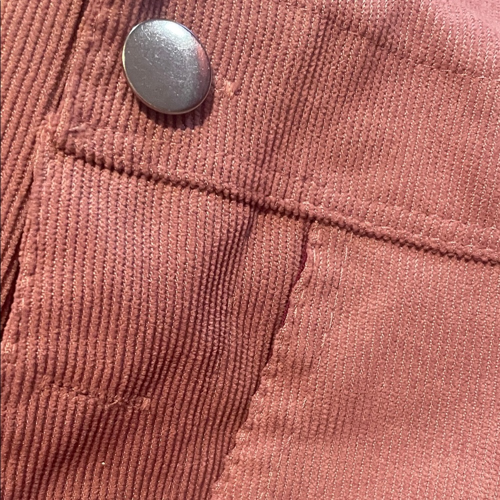 Women's Mauve Denim Overalls - Picture 6 of 6